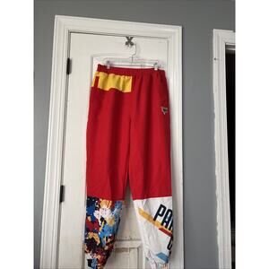 Parish Nation Red Track‎ Pants Athletic Pants Joggers Gym Wear Size 2X